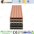 China Madera material wpc / pvc respetuosa del medio ambiente y decking compuesto del wpc del plástico